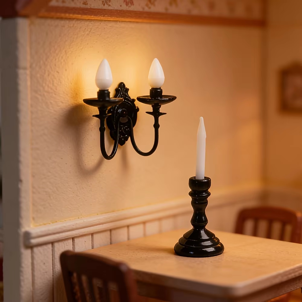 Collectible Vintage Lamps - Винтажный настенный светильник-свеча в масштабе 1:12,
