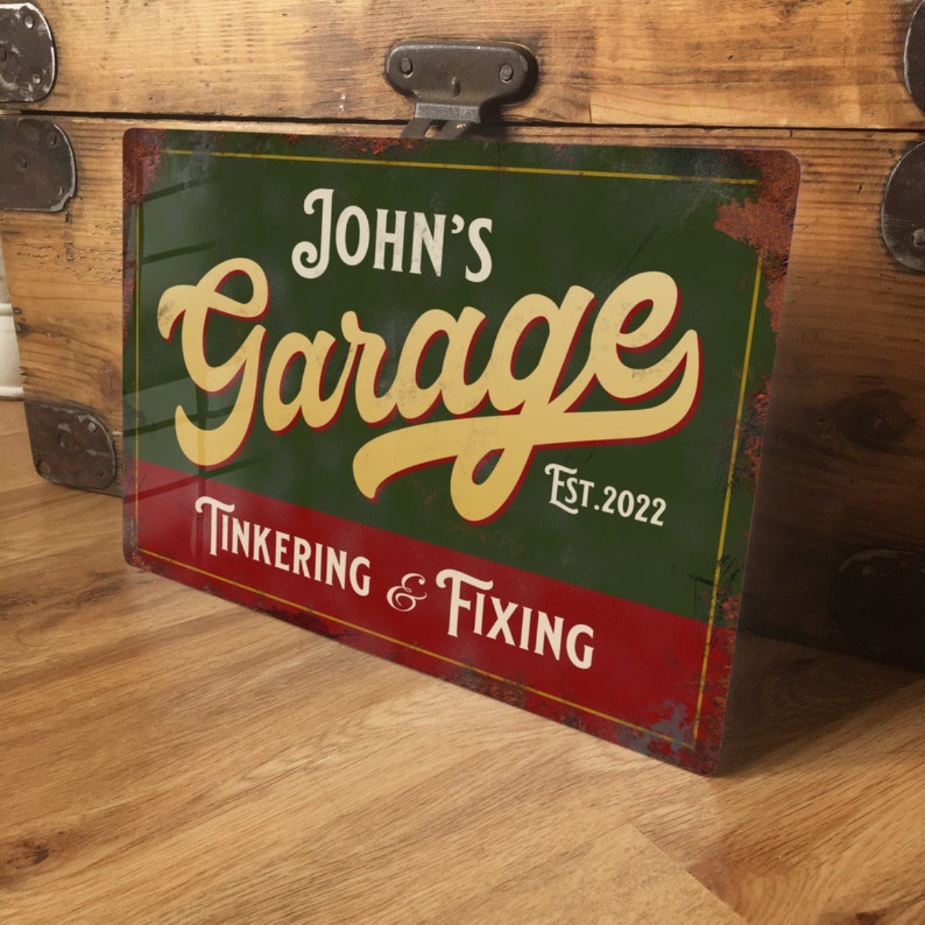 Vintage Collectible Signs - Персонализированная металлическая вывеска для гаража на