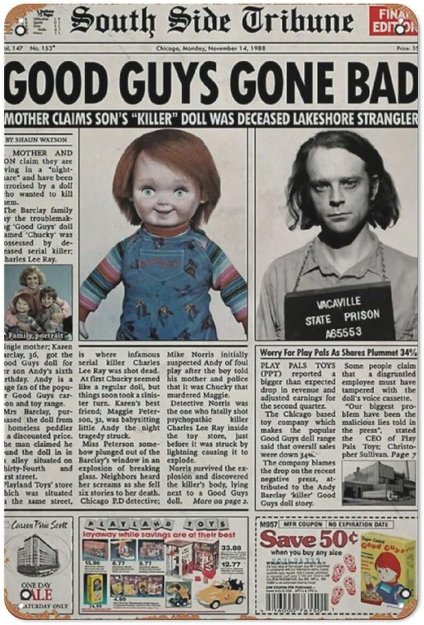 Collectible Vintage Newspapers - Детский плакат с газетой 1988, коллекция