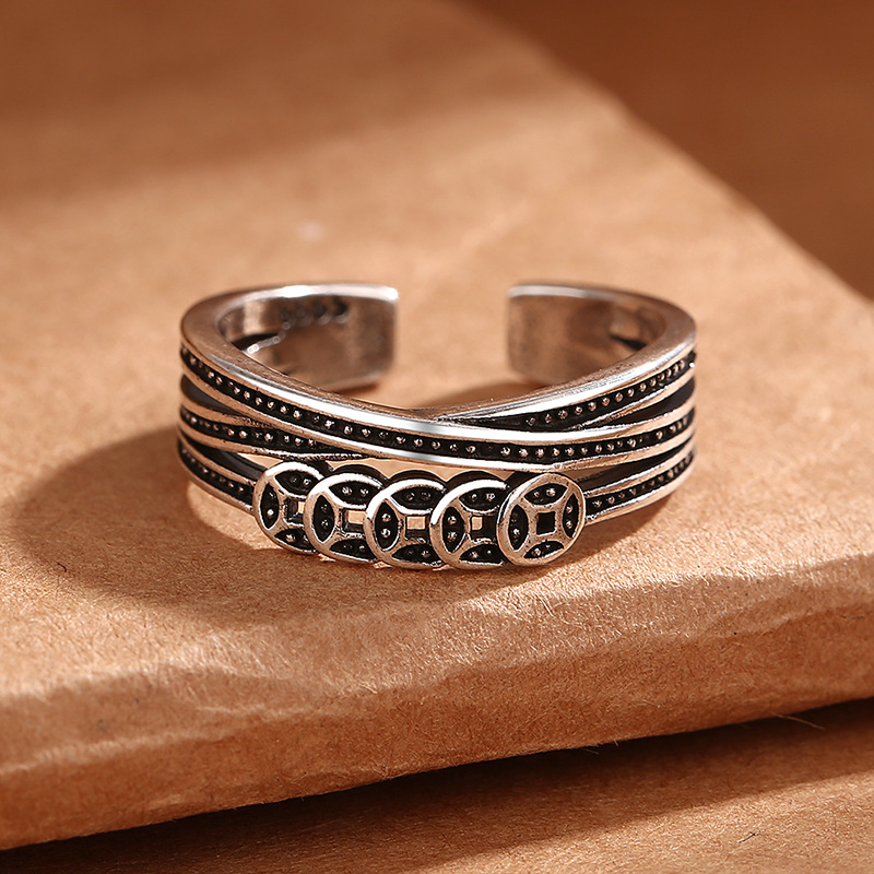Открытое кольцо унисекс в стил – обзор и цена Vintage Collectible Coins