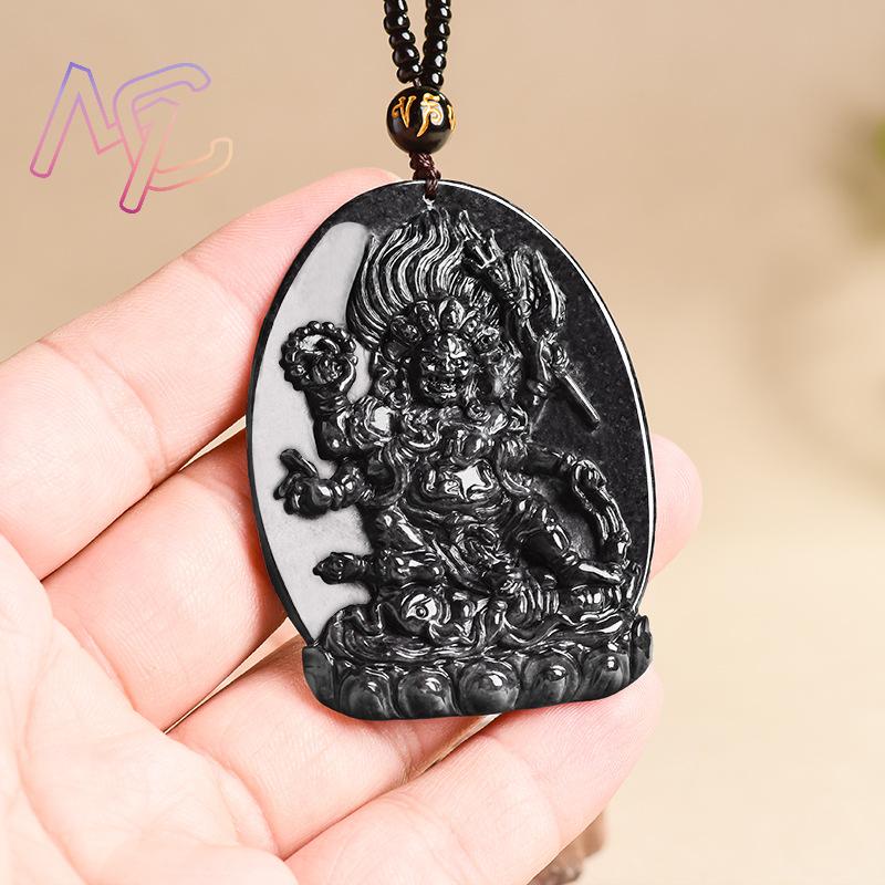 Мьянма Жадеит Страж Божество К – обзор и цена Vintage Necklace