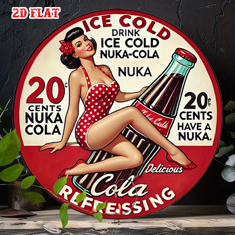 2D Flat, 1 шт. Ретро Pin-Up 7, – обзор и цена Vintage Collectible Signs