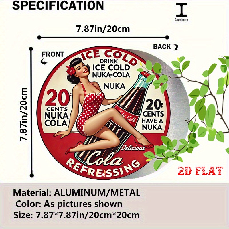 2D Flat, 1 шт. Ретро Pin-Up 7, – обзор и цена Vintage Collectible Signs