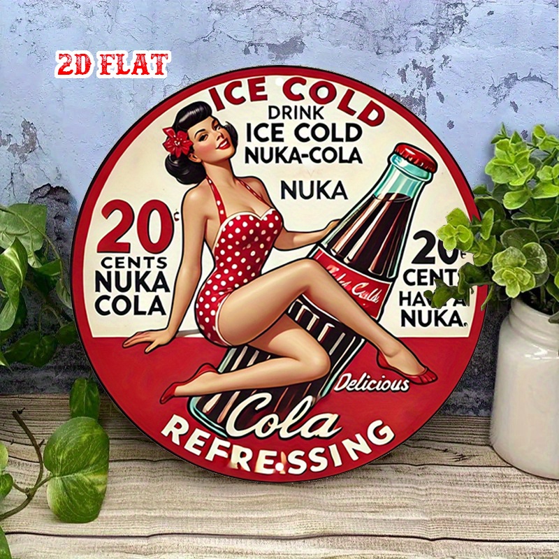 2D Flat, 1 шт. Ретро Pin-Up 7, – обзор и цена Vintage Collectible Signs