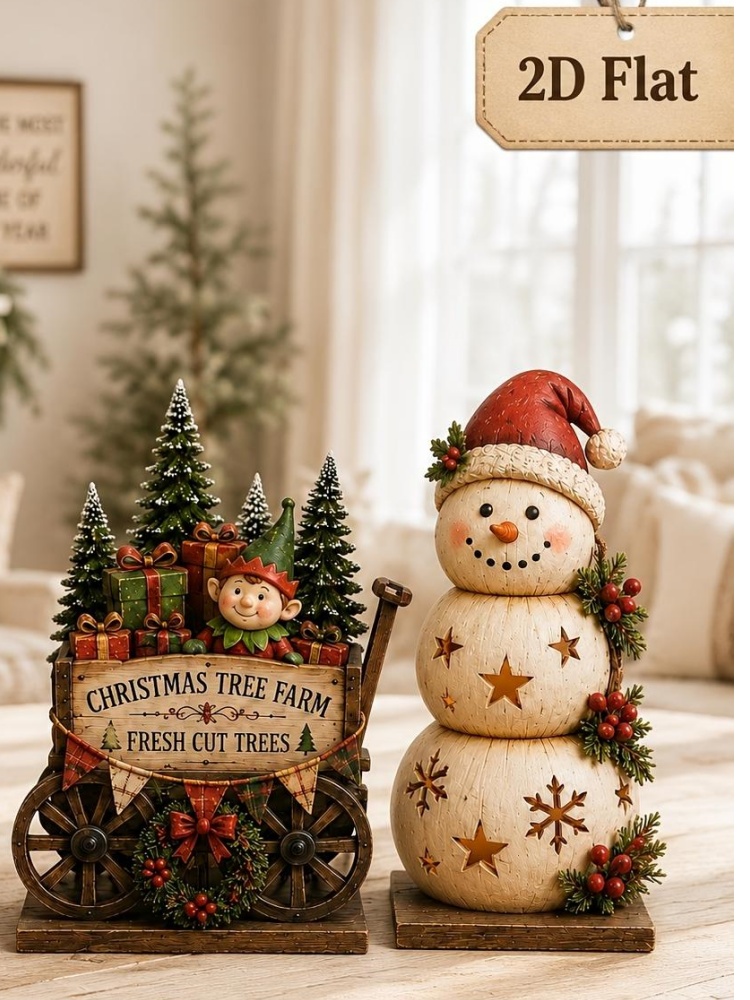 Набор из 6/3 предметов, случай – обзор и цена Vintage Collectible Santa